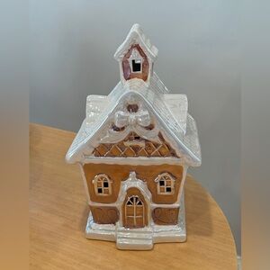 New gingerbread house hand painted Christmas decoration - large size